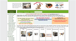 Desktop Screenshot of dogcratesbeds.com