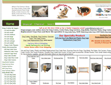 Tablet Screenshot of dogcratesbeds.com